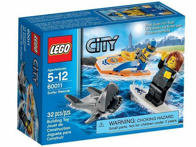 LEGO Set-Surfer Rescue-Town / City / Coast Guard-60011-3-Creative Brick Builders